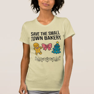 T-shirt Sauver la chemise de boulangerie de petite ville