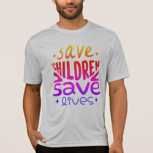 T-shirt Sauver les enfants, sauver des vies