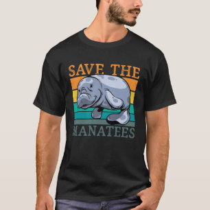 T-shirt Sauver les lamantins vache marine Trichechidae lam