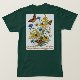T-shirt Sauver les papillons monarques