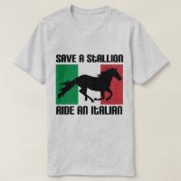Sauver un étalon Monter un drapeau italien Drôle