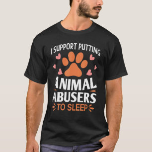 T-shirt Sauvetage des animaux Adoption des animaux Arrêter