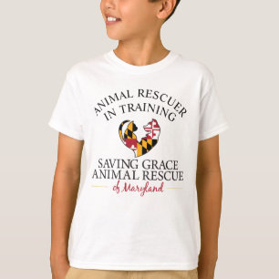 T-shirt Sauveteur animal dans la formation