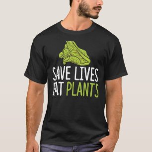 T-shirt Sauvez des vies Manger Plante Vegetaria Légumes A