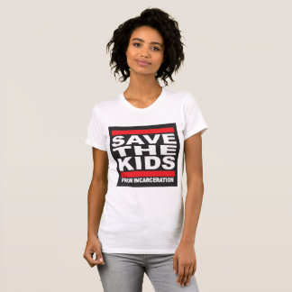T-shirt Sauvez la chemise des femmes d'enfants