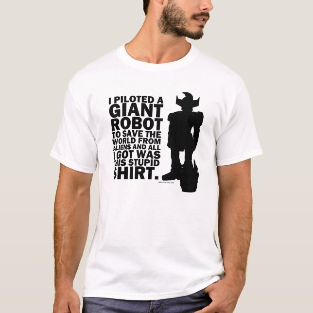 T-shirt Sauvez la chemise du monde (Devant)
