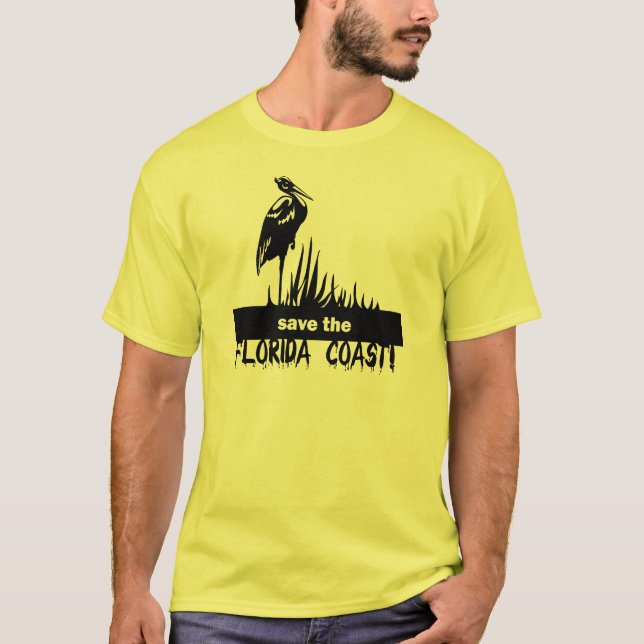 T-shirt Sauvez la côte de la Floride (Devant)