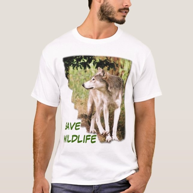 T-SHIRT SAUVEZ LA FAUNE (Devant)