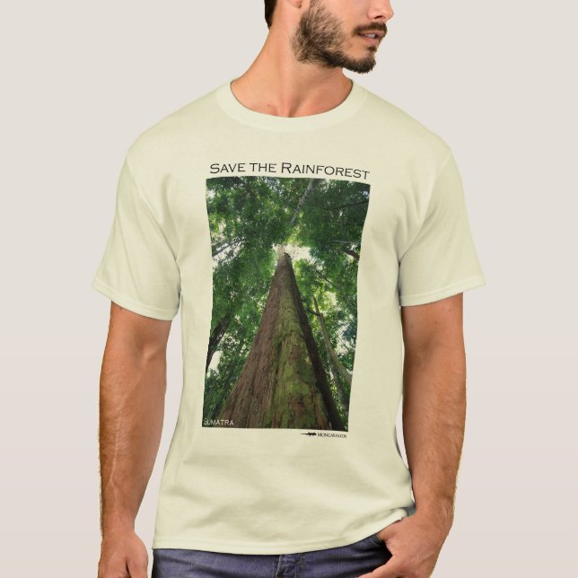 T-shirt sauvez la forêt tropicale (Devant)
