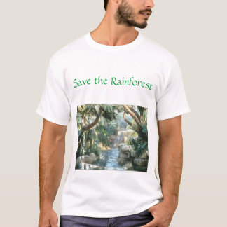 T-shirt sauvez la forêt tropicale