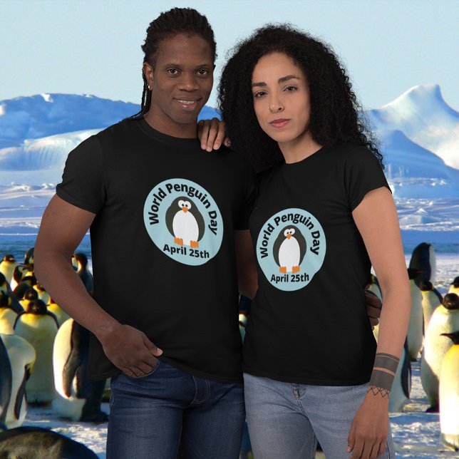 T-shirt Sauvez la Journée mondiale des pingouins (Créateur téléchargé)