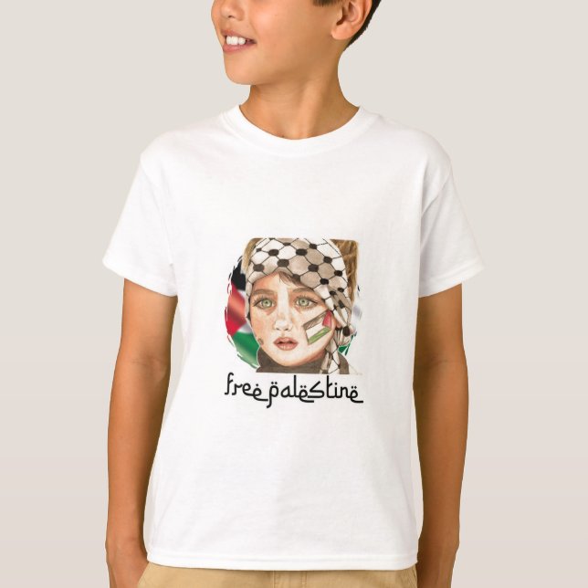 T-shirt Sauvez la Palestine (Devant)