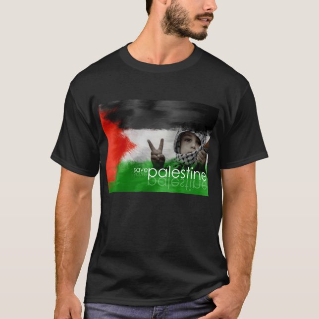 T-shirt Sauvez la Palestine (Devant)