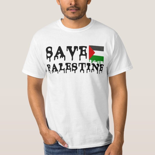T-shirt Sauvez la Palestine (Devant)