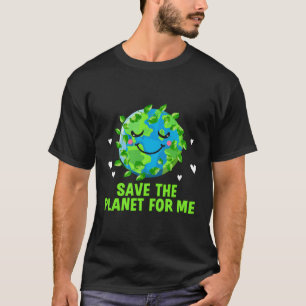 T-shirt Sauvez la planète pour moi Faune durable Zéro déch