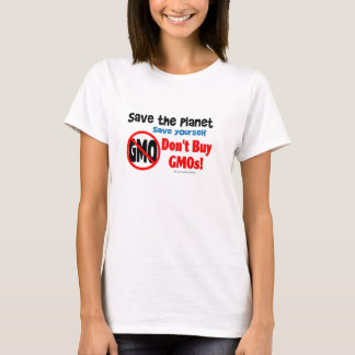 T-shirt Sauvez la planète, sauvez-vous : N'achetez pas les