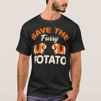 T-shirt Sauvez la pomme de terre fourrure Guinée Cochon _5