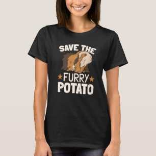T-shirt Sauvez la pomme de terre fourrure Guinée porc