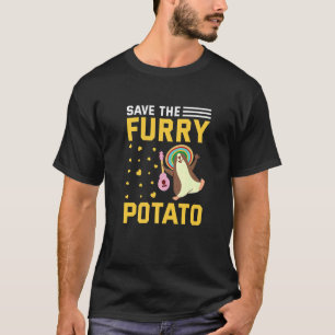 T-shirt Sauvez la pomme de terre fourrure Guinée porc