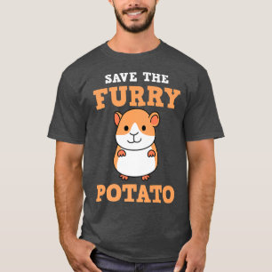 T-shirt Sauvez la pomme de terre furie Funny Guinée Poigné