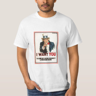 T-SHIRT SAUVEZ LA SÉCURITÉ SOCIALE ET L'ASSURANCE-MALADIE