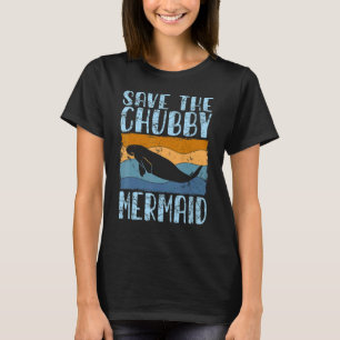 T-shirt Sauvez La Sirène Chubby Sauvez Le Manatee Retro 1