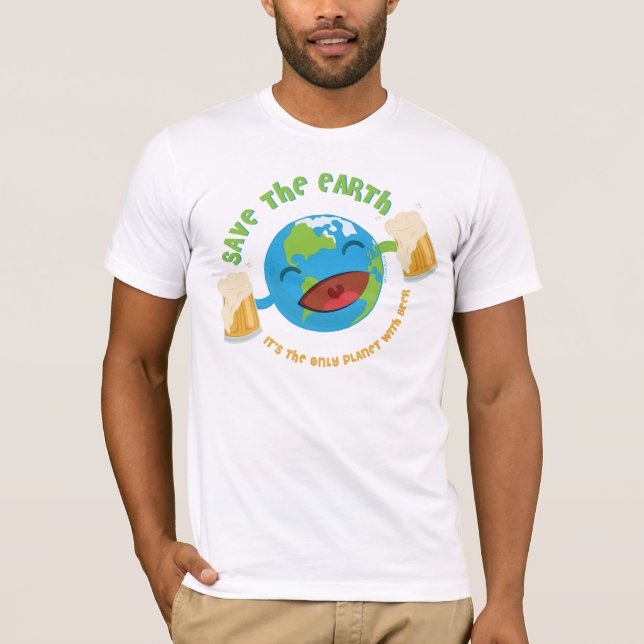 T-shirt Sauvez la terre (Devant)