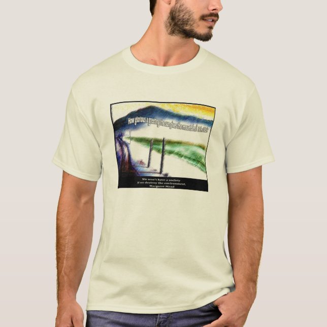 T-shirt Sauvez la terre (Devant)