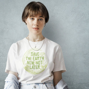 T-shirt Sauvez la Terre maintenant