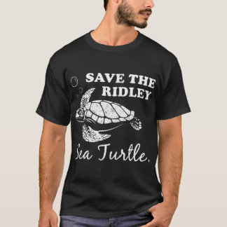 T-shirt Sauvez La Tortue Mer Ridley