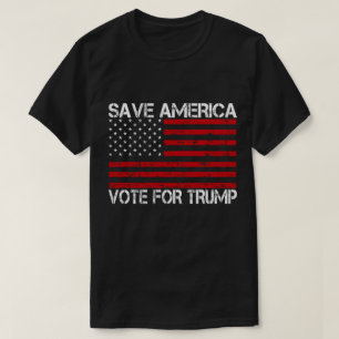 T-shirt Sauvez L'Amérique Voter Pour Trump