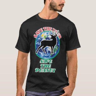 T-shirt Sauvez Le Cerf Sauvez La Planète