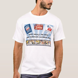 T-shirt Sauvez le courrier de 5 jours de l'Amérique