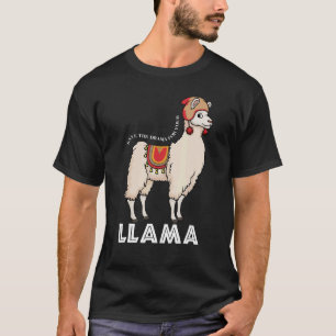 T-shirt Sauvez Le Drame Pour Votre Animal Llama Cute