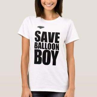 T-SHIRT SAUVEZ LE GARÇON DE BALLON