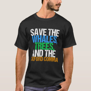T-shirt Sauvez le Humour Oxford Comma