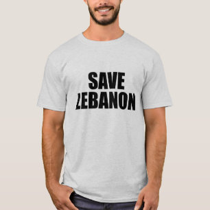 T-shirt Sauvez le Liban