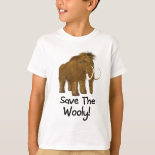 T-shirt "Sauvez" le mammouth Wooly Wooly