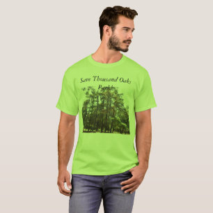 T-shirt Sauvez le parc de Thousand Oaks--les faucons et
