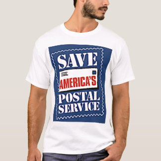 T-shirt Sauvez le service postal de l'Amérique
