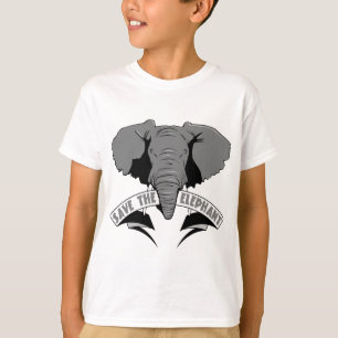 T-shirt Sauvez l'éléphant