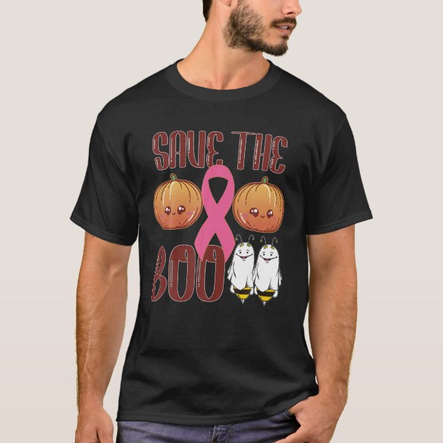 T-shirt Sauvez les abeilles Boo Halloween Funny Cancer du  (Devant)