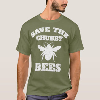T-shirt Sauvez Les Abeilles De Chubby - Drôle Insect Bumbl
