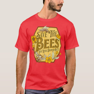 T-shirt Sauvez les abeilles Miel Abeille Gardien Fermier N