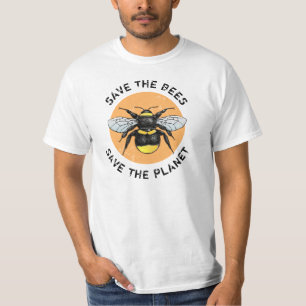 T-shirt Sauvez les abeilles sauvent la planète