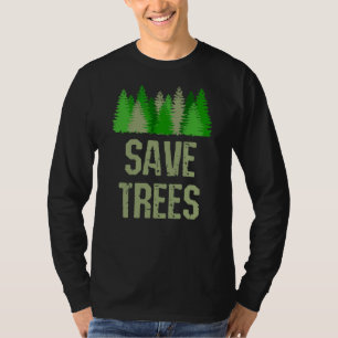 T-shirt Sauvez les arbres De l'environnement Nature Conser