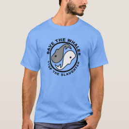 T-shirt Sauvez les baleines - droits des animaux