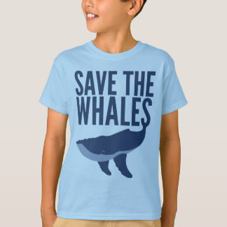 T-shirt Sauvez les baleines (enfants)