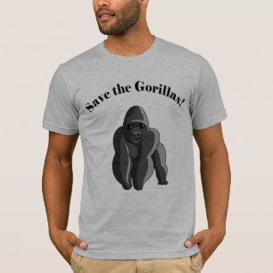 T-shirt Sauvez les gorilles !