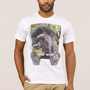 T-shirt Sauvez les gorilles de montagne (la conception